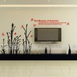 3D电视沙发背景墙亚克力水晶立体墙贴浮雕客厅餐厅卧室环保可移除