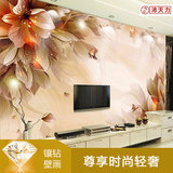 沛天力电视背景墙墙纸壁画 3D立体客厅卧室温馨无缝墙布 大型壁画