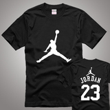 新款球衣jordan飞人乔丹T恤 23号 男 短袖2015纯棉运动篮球训练服