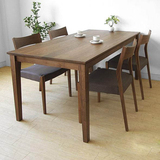 实木餐桌椅组合橡木餐桌简约现代日式餐桌北欧风格可定制尺寸