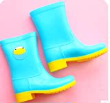 dripdrop成人小黄鸭四季儿童学生中筒纯色防水雨靴胶鞋女雨鞋套