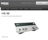 莱斯康Lexicon U22 IO22 USB音频接口专业电脑录音声卡