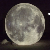 定制充气升空月球气模人造月亮灯气模月球九大行星落地球卡通气模