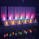 12座充电蜡烛 电子LED蜡烛灯 酒吧 咖啡厅装饰小夜灯 婚房装饰灯