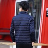 青少年短款外套男士白鸭绒旅游修身外穿涂层布新款辑行韩版羽绒服
