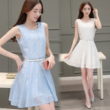 2016夏装新款韩版修身显瘦无袖哺乳连衣裙外出喂奶衣产后月子服潮