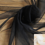 三色镂空细网纱布料 diy衣服裙子装饰服装面料 5.8元/半米