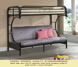 铁艺欧式高低床折叠沙发上下床铁床高低母子床 超稳固特价上下铺