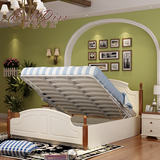 贝尔帝丝 地中海床美式乡村床1.5米1.8米欧式实木床双人床高箱床