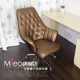 家用高档舒适沙发电脑椅 特价高靠背绒布时尚休闲大办公老板椅子