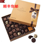 【顺丰包邮】 Godiva/高迪瓦/歌帝梵巧克力 34颗金色礼盒 现货