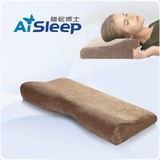 AiSleep睡眠博士泰普零压力蝶形慢回弹记忆棉枕头护颈椎枕低枕头