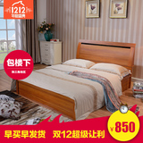 床 板式高箱床 1.2米1.8米1.5米 简约气动床双人储物床 特价包邮