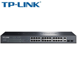 TP-LINK TL-SL2226P 24口企业网管PoE交换机无线AP供电器带光纤口