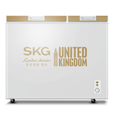 SKG BCD-260/3562冷柜家用冷藏冷冻冰柜双门双温顶开式商用节能