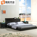现代简约板式床特价韩式日式风格时尚简约榻榻米双人床1.5米1.8米