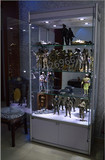 玻璃柜精品货架高达手办玩具模型展示柜美容化妆品展柜展架陈列柜