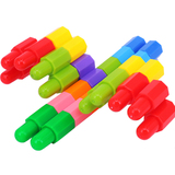 儿童益智 3-6周岁幼儿园早教拼插积木玩具桶装加厚大颗粒子弹头