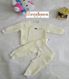 丹比卡婴儿衣服 儿童保暖内衣套装0-3月纯棉新生儿和尚秋冬套装