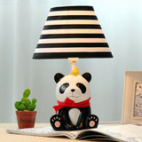 熊猫可爱儿童台灯卧室床头灯可调光创意温馨 卡通生日婚庆礼物