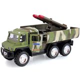 热卖合金战车 军事系列车模隐形战车 声光装甲车导弹发射车儿童玩