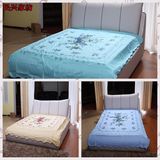 热销上海老式传统国民老式床单纯棉丝光加厚斜纹全棉活性被单件