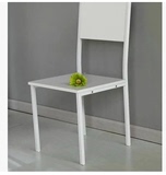 特价军绿色简约现代组装椅子现代时尚钢木结构餐椅折叠餐桌椅组合