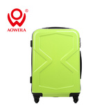 2016行李箱日本超静音万向轮拉杆箱普通密码锁荧光绿20寸男女通用