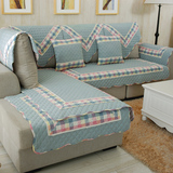 棉布艺防滑沙发垫冬夏季套巾四季通用全盖欧式红木真皮坐垫子
