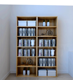 简约现代书柜简易书架置物架柜子自由组合儿童储物柜木制书橱特价