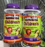 美国代购直邮 kirkland 儿童综合多种维生素矿物质咀嚼软糖320粒
