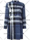 英国代购burberry/博柏利女格纹棉质连衣裙40034451/40046441 3色