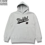 秋冬款潮牌Undefeated Undftd连帽套头长袖抓绒男女大码卫衣外套