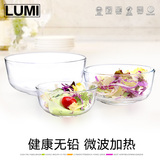 透明玻璃碗套装米饭碗大小家用汤碗方便面泡面碗甜品碗水果沙拉碗