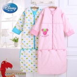 迪士尼宝宝棉睡衣儿童睡袋春夏季薄款加长纯棉柔软婴儿衣服0-5岁