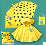 韩国时尚可爱超萌卡通男女童儿童宝宝雨衣雨披斗篷式大中小童学生