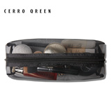 Cerro Qreen品牌 化妆箱内部 配置纱网化妆包 可放置彩妆 化妆刷