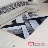 包邮现代简约韩国丝地毯客厅茶几卧室地毯图案舒适地毯地毯可定制