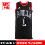 阿迪达斯男2015夏款NBA球迷版无袖篮球背心M38937 M38941 AC4390