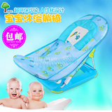 婴儿童沐浴床宝宝浴网兜十字通用可调节新生儿幼洗澡浴盆支架防滑