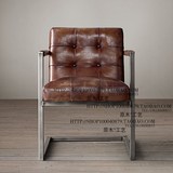 设计师办公椅 休闲电脑椅 loft工业风沙发椅老板经理椅休闲创意椅