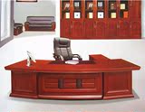 北京上海办公家具实木油漆单人办公桌经理大老板桌主管大班台桌椅