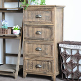 收纳柜 纯实木床头柜 经典复古 带抽屉客厅 卧室古典柜子北欧风格