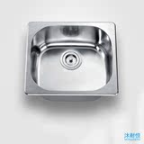沐耐恒DJ7101 促销款厨房配件加厚304不锈钢水槽单槽洗菜盆洗碗池