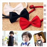 儿童领结男童宝宝纯色领结韩版礼服花童表演出英伦小领结包邮
