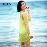 2015新款 IMIS爱美丽泳衣夏日光影背心式性感沙滩裙IM63MM1