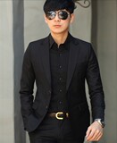 2016小西装男韩版修身款外套西服夏季薄款青年商务职业装男版上衣