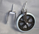 厂家直销佛山凯洋轮椅原厂配件轮椅钢前叉前轮配件不含轮子 轴承
