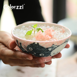 创意日本进口陶瓷卡通碗日式和风餐具陶瓷米饭碗套装可爱生日礼物