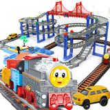正品高速交通线和谐号轨道儿童电动火车汽车跑道玩具托马斯